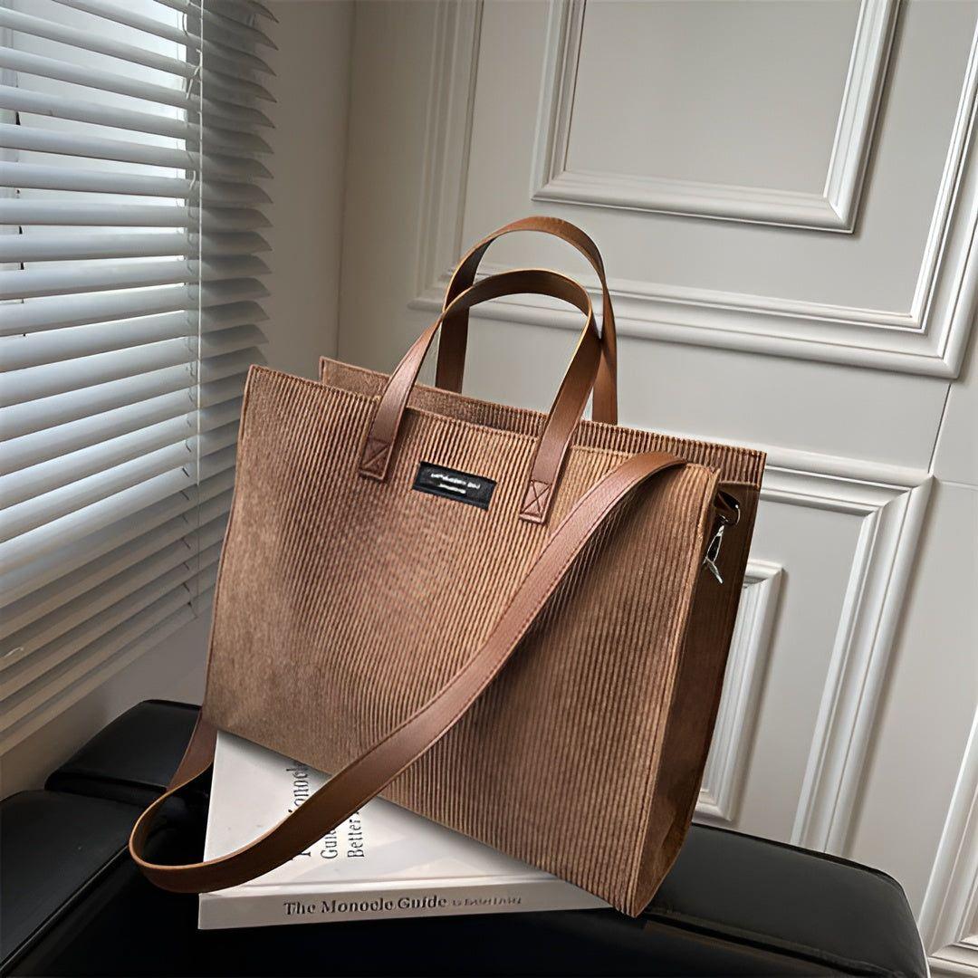 Bertha Bag - Vintage Cord Schulter Umhängetasche für Frauen - Elegare