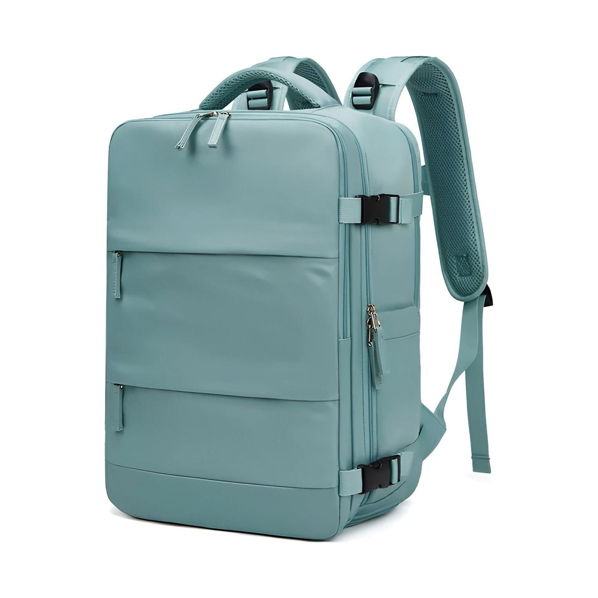 Reiserucksack mit USB-Anschluss – Geräumiges Fach | Ideal für Schule und Außenbereich Aktivitäten - Grün - Rucksack