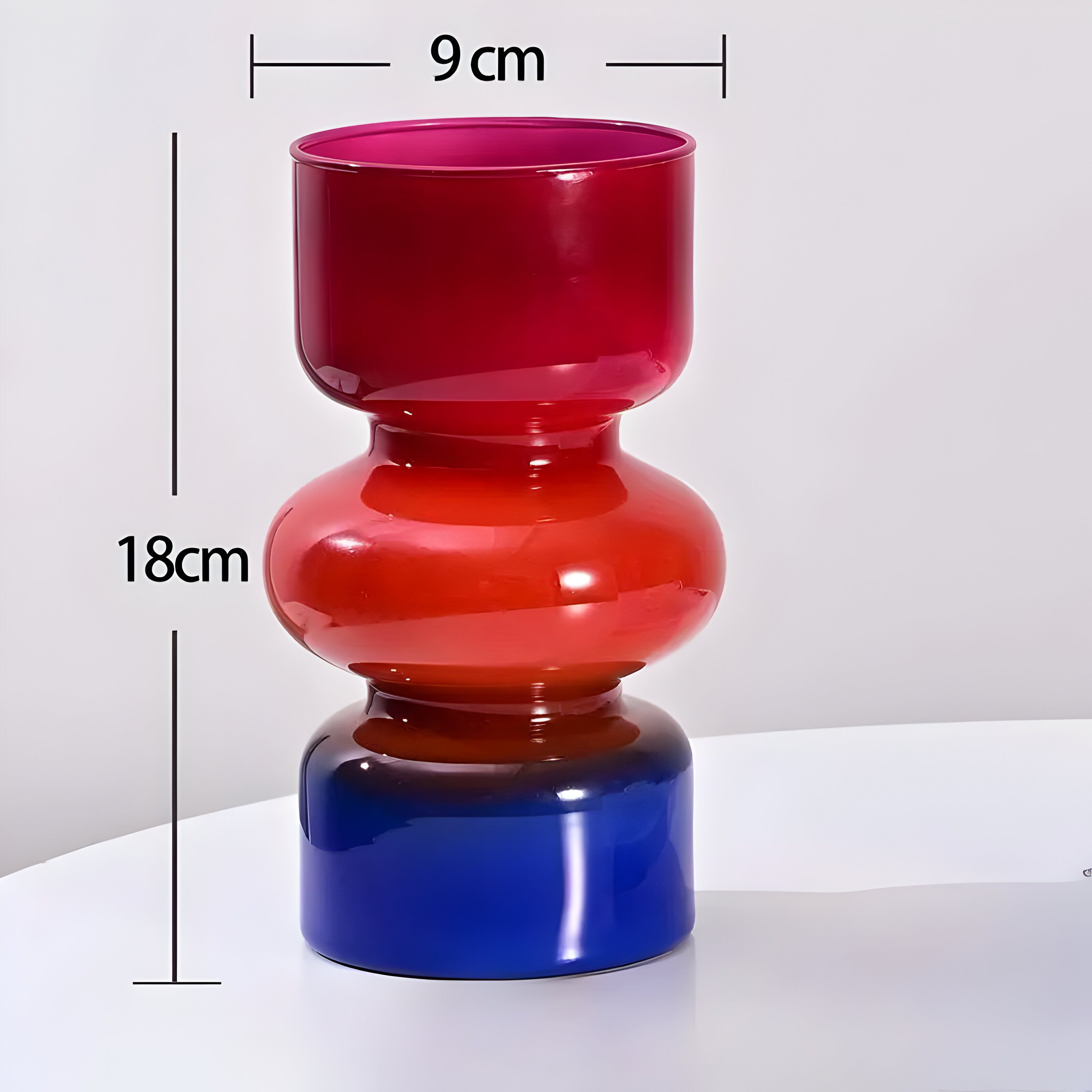 RetroFlora Vase - Hydroponische Retro-Glasvase - Multi - Vase