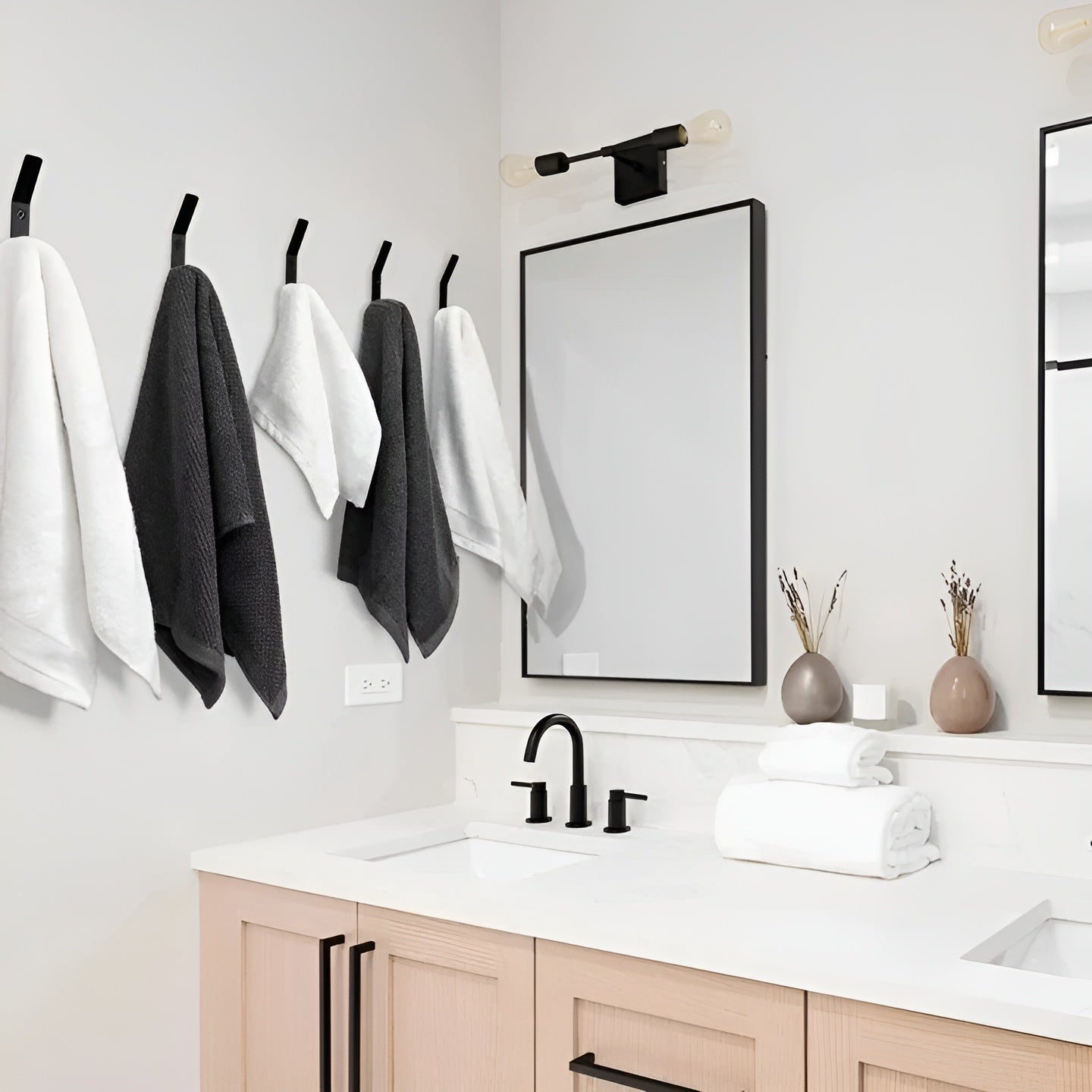 Robuster Garderobenständer – Platzsparend und Multifunktional | Edelstahl für Flur und Schlafzimmer - Wandhaken