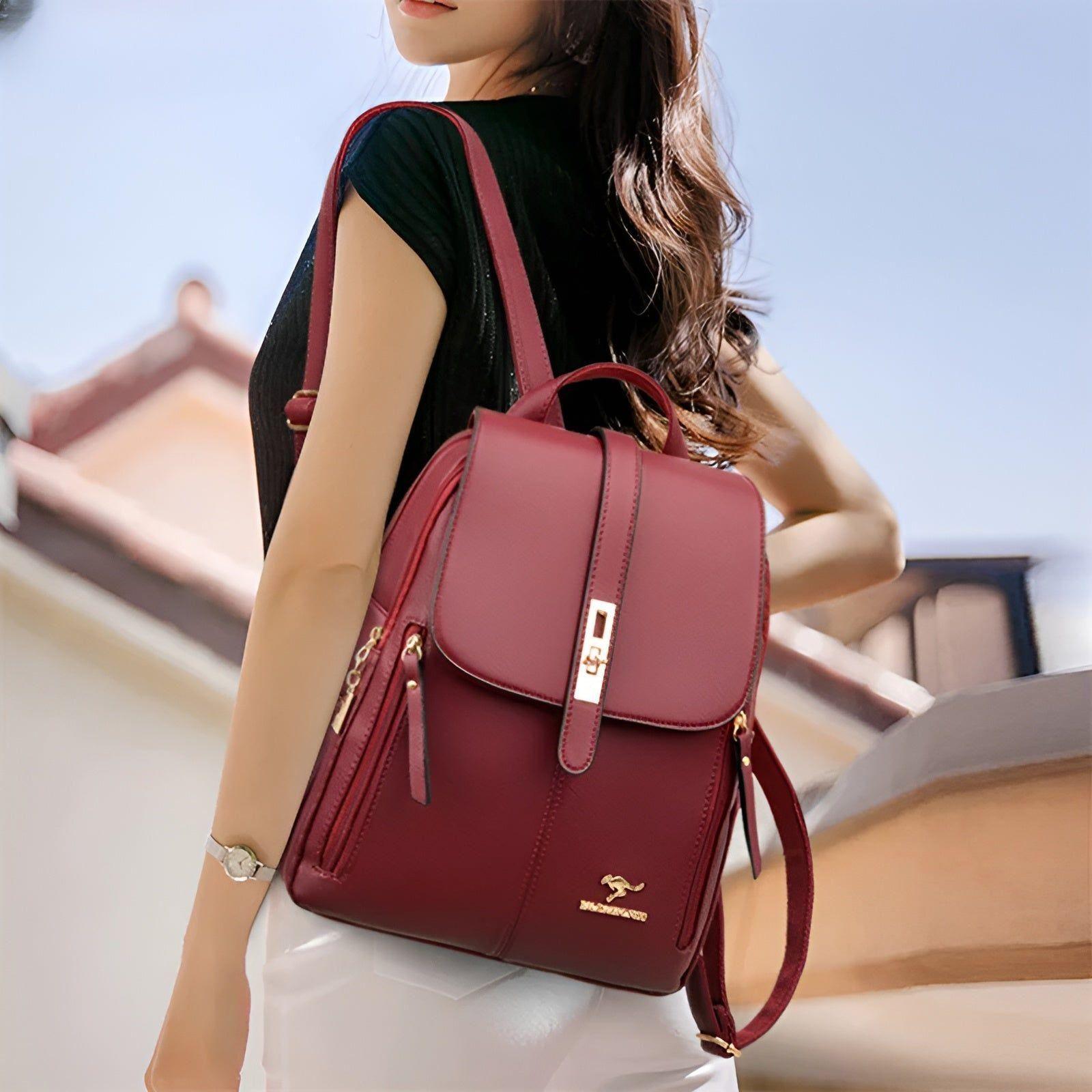 Rucksack Damen – Hochwertig und Luxuriös | Perfekt für Alltag und Büro - Rucksack