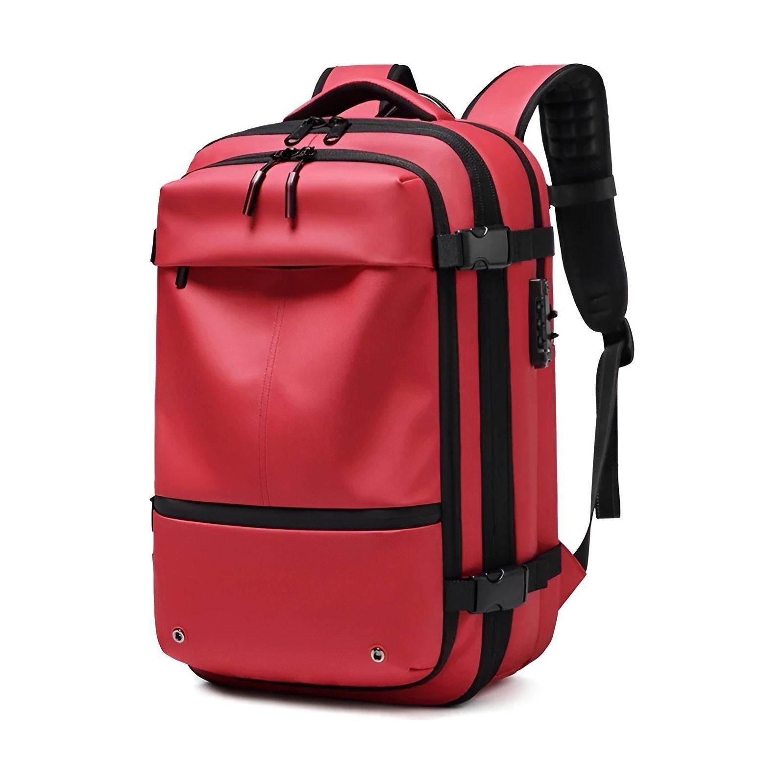 Rucksack mit Vakuum Kompression – Erweiterbar & Geräumig für Reise und Alltag - Rucksack