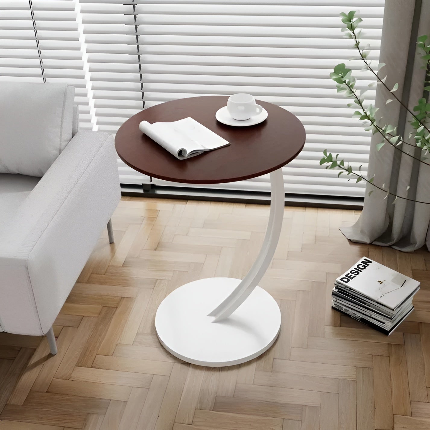 Runder Beistelltisch – Modern & Dekorativ | Für Wohnzimmer & Schlafzimmer - F - Wohnzubehör