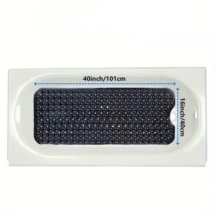 Rutschfeste Badematte XL – Sicherer Halt für Dusche und Badewanne - Badematte