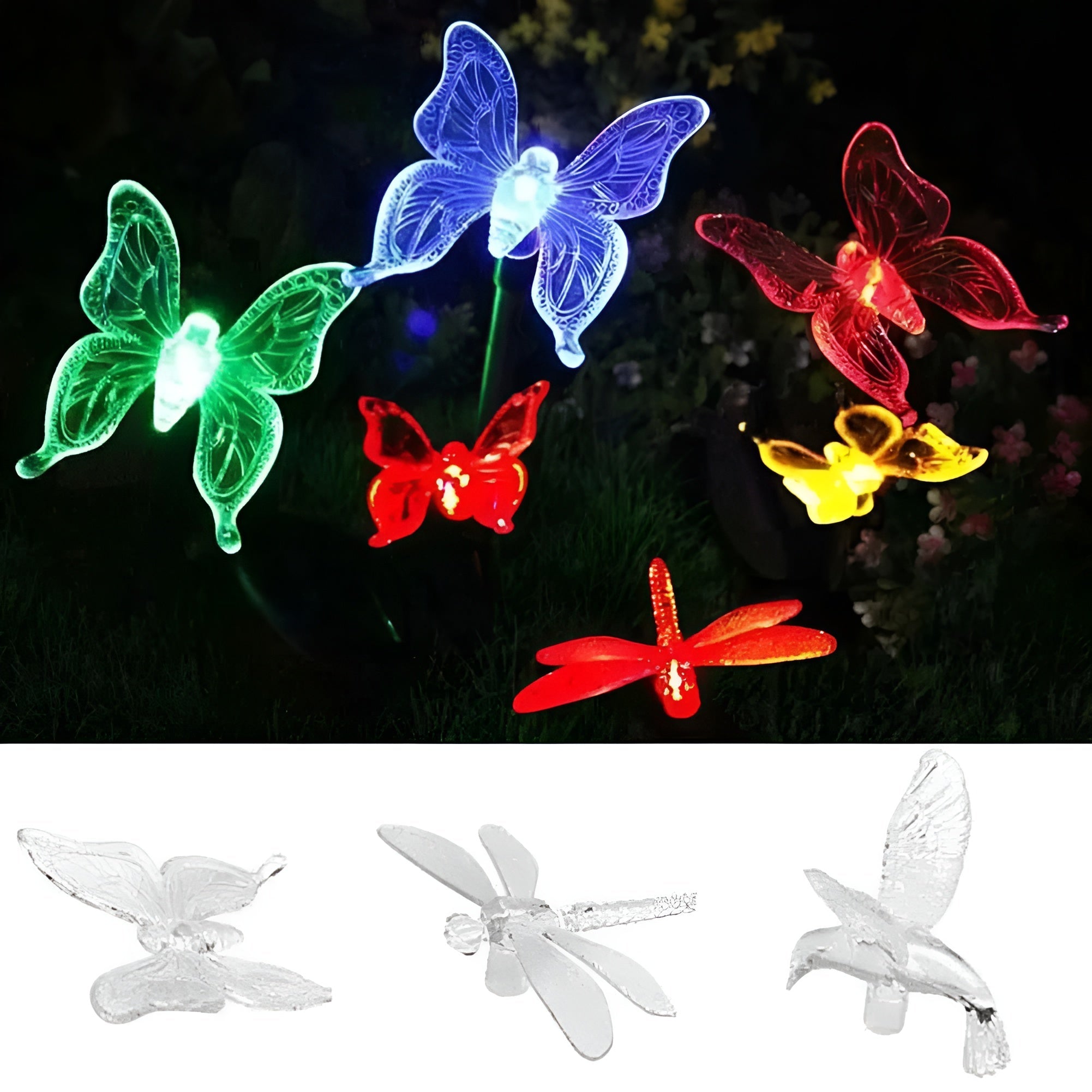 Schmetterlings-Solarleuchte – Zauberhafte Beleuchtung für Ihren Garten - Lampe
