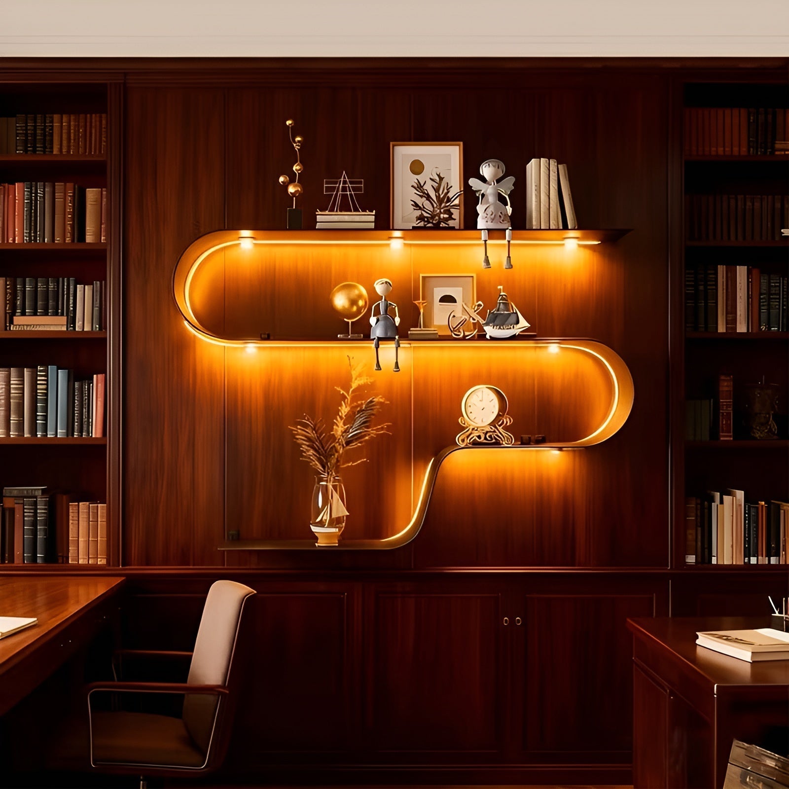 Schwebende Wandregale aus Eisen (3er-Set) – Modern & Extra Stabil | Große Wandmontage-Regale für Wohnzimmer und Küche