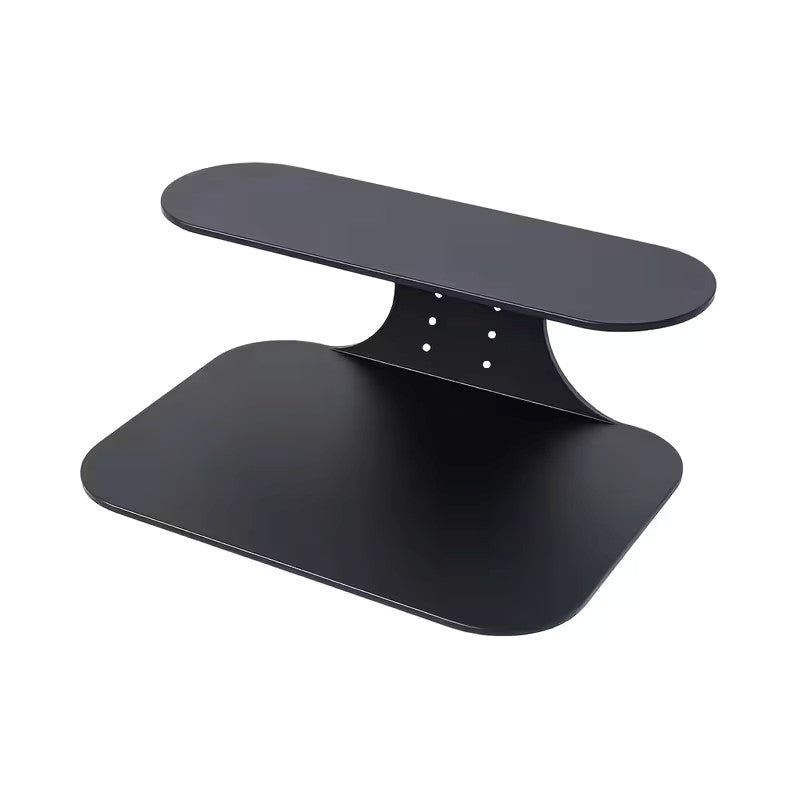 Schwebendes Wandregal aus Metall in Schwarz – Minimalistischer Nachttisch & Bücherregal zur Wandmontage