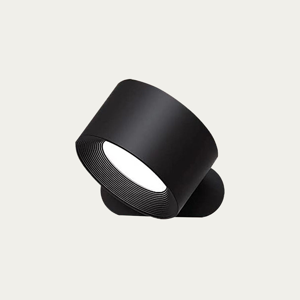 Schwenkbare Wandleuchte mit minimalistischem Design - Schwarz - Wandleuchte