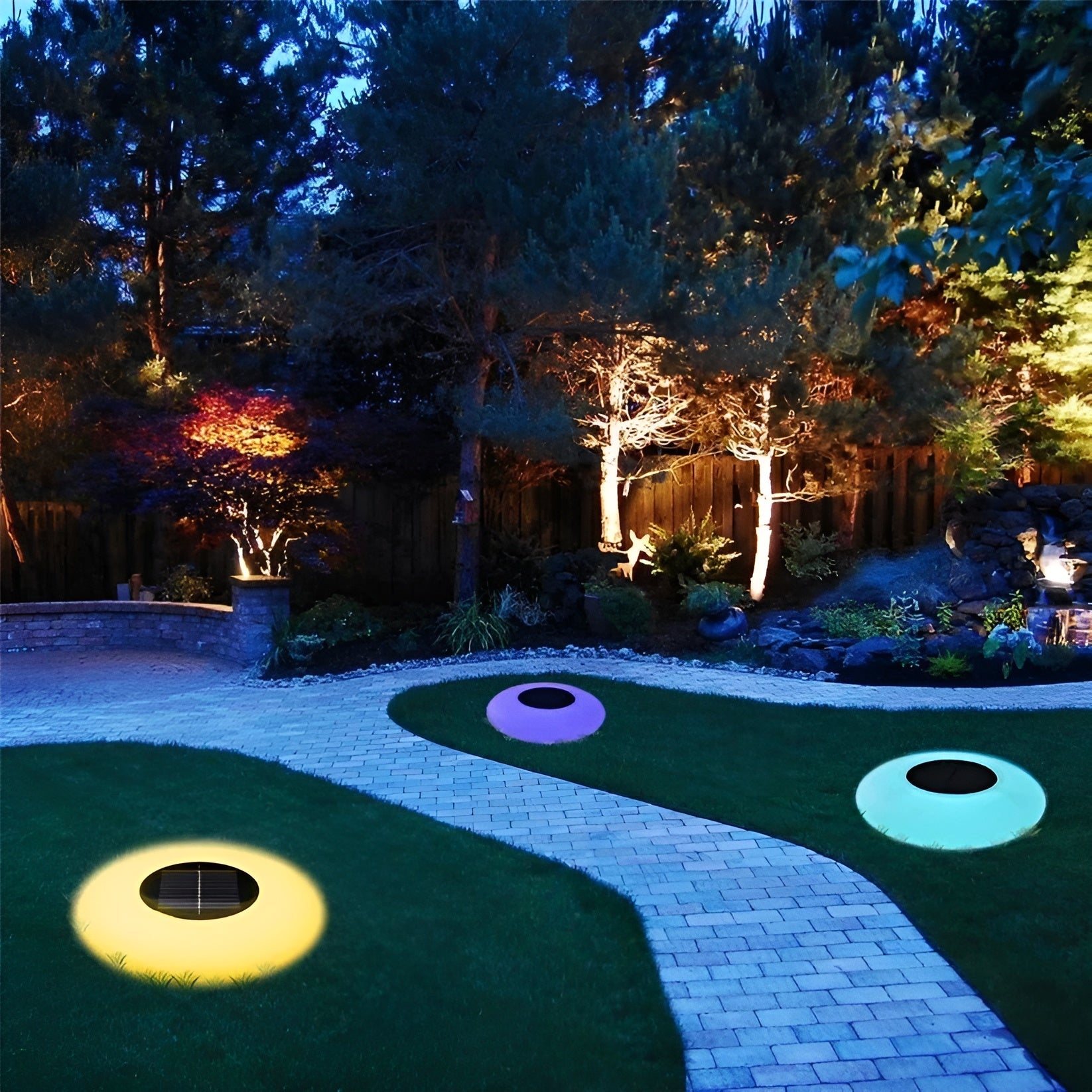 Schwimmende LED-Solarlichter – Farbwechsel für Pool & Garten - Gartenleuchte