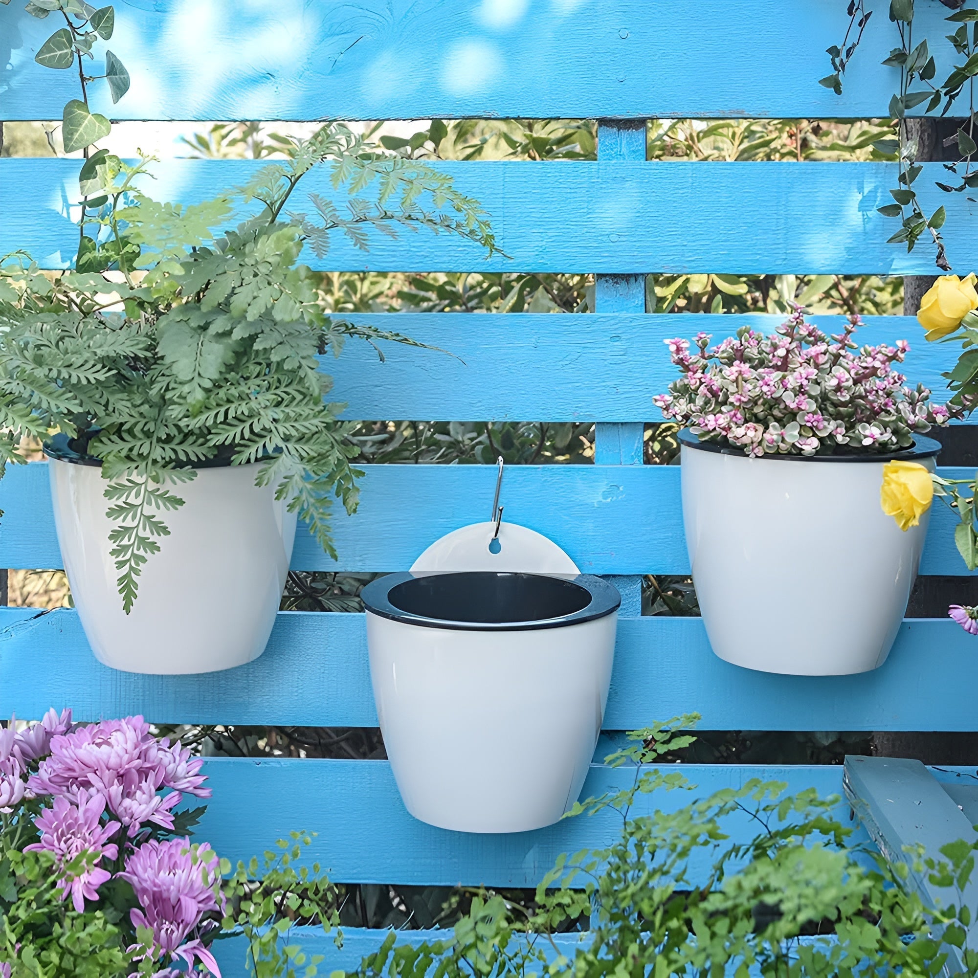 Selbstbewässernder Blumentopf – Elegant für den Innen- und Außenbereich - Blumentopf