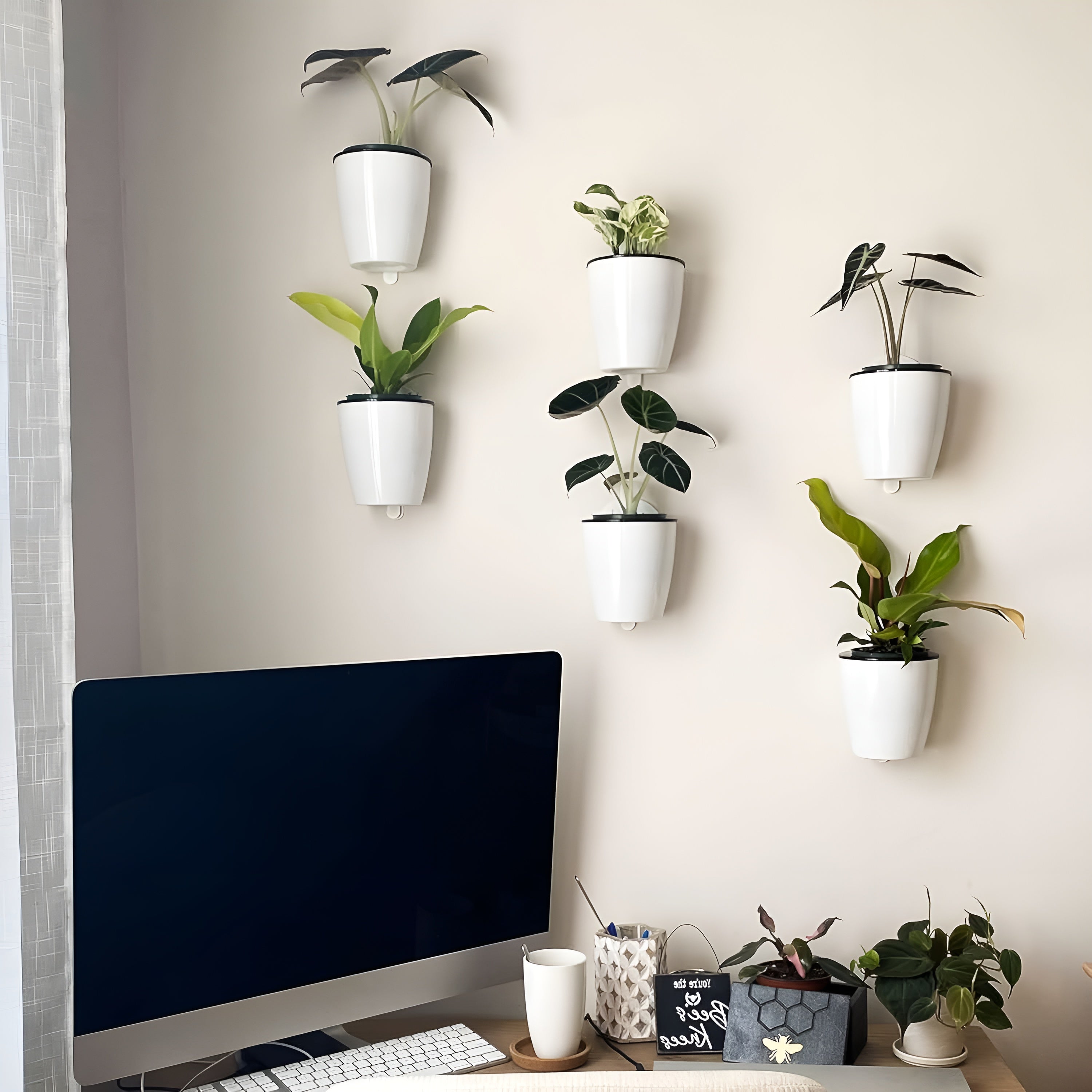 Selbstbewässernder Blumentopf – Elegant für den Innen- und Außenbereich - Blumentopf