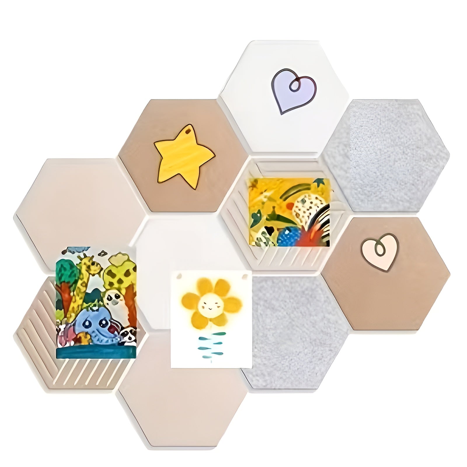 Selbstklebende Akustikpaneele 10er Set – Schallabsorbierend und Dekorativ | 11 cm 9 mm Dicke Ideal für Büro Studio