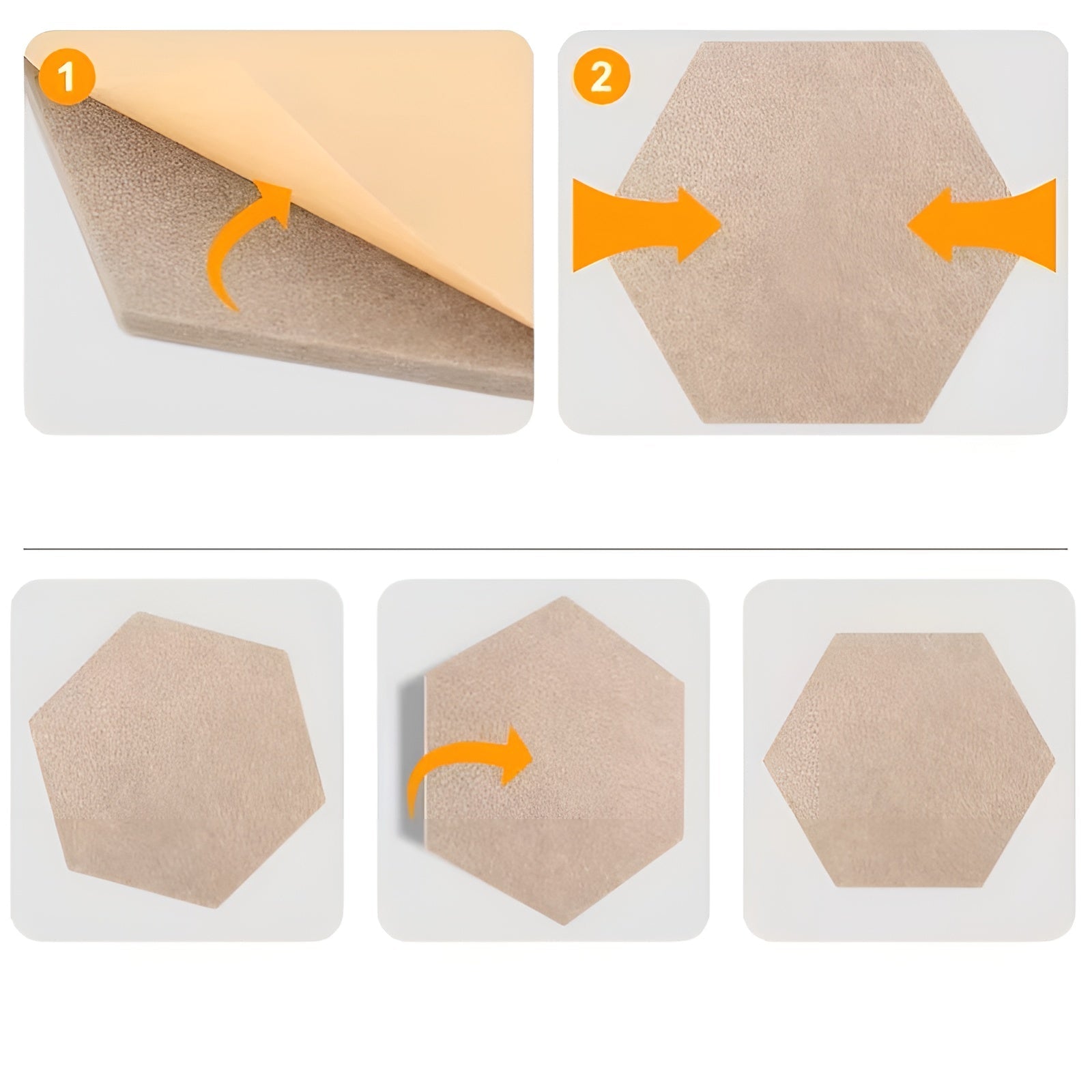 Selbstklebende Akustikpaneele 10er Set – Schallabsorbierend und Dekorativ | 11 cm 9 mm Dicke Ideal für Büro Studio