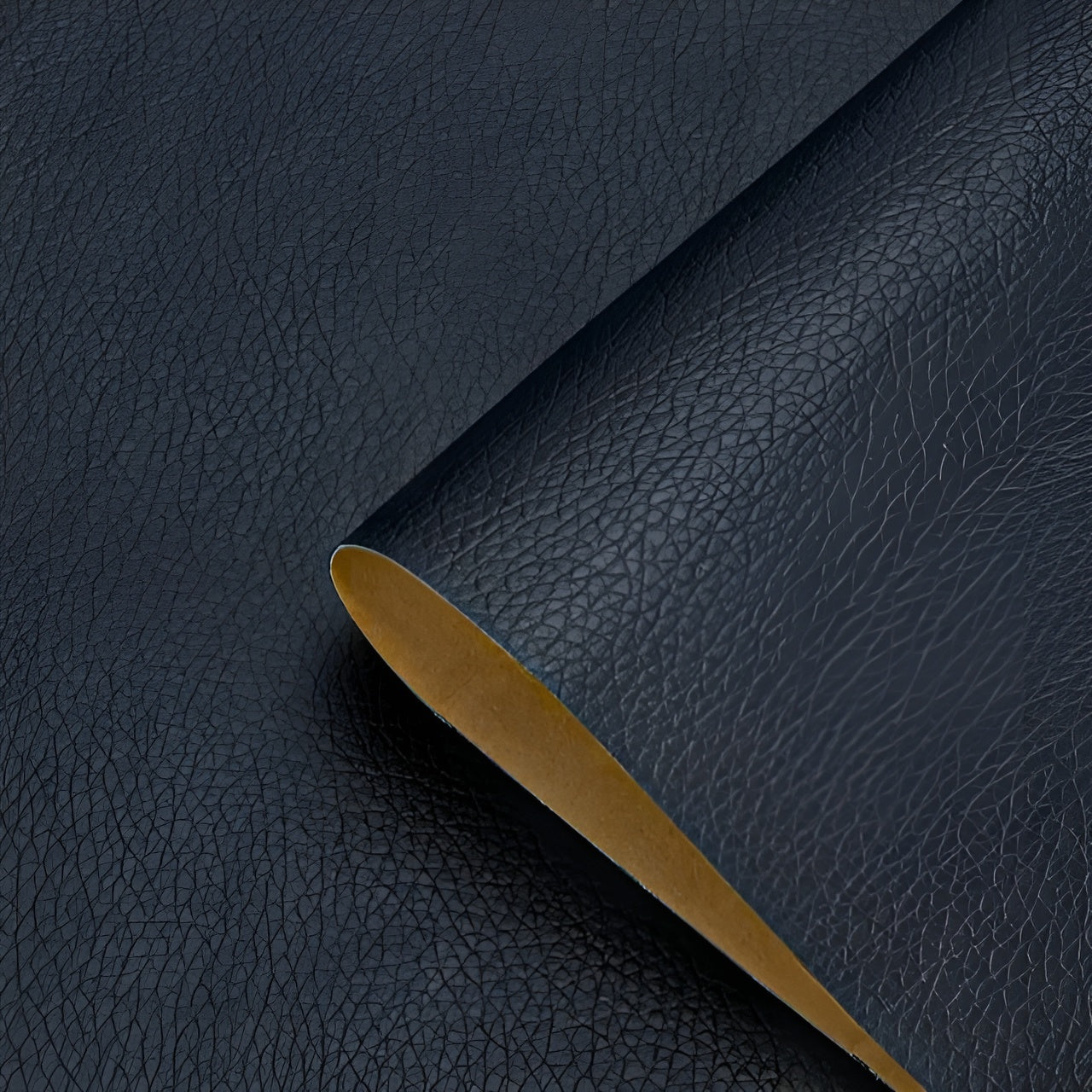 Selbstklebende Lederflicken – Einfach zur Reparatur von Möbeln Taschen und Kleidung - Dunkelblau / 137 x 50cm