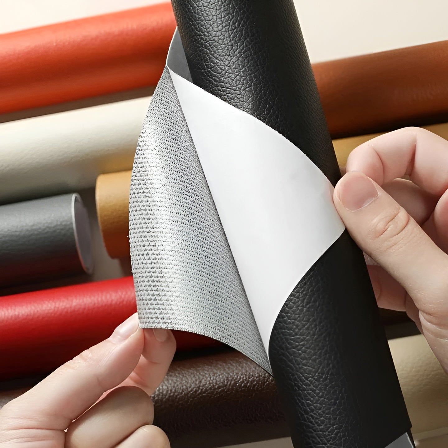 Selbstklebende Lederflicken – Einfach zur Reparatur von Möbeln Taschen und Kleidung - Lederflicken