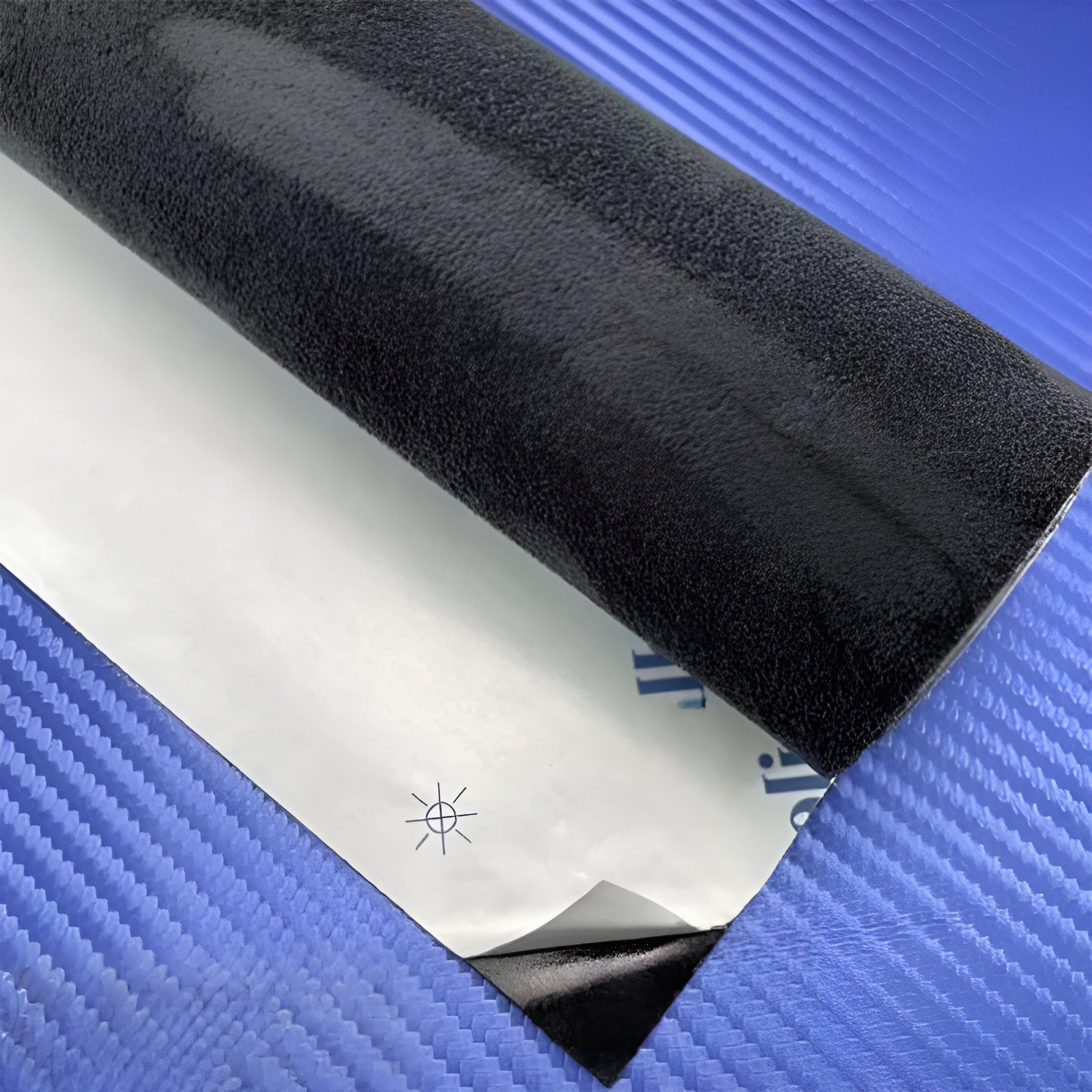 Selbstklebender Auto-Veloursstoff – Weich und Hochwertig | Ideal für Innenraum Verkleidung und Reparaturen - 20cm x