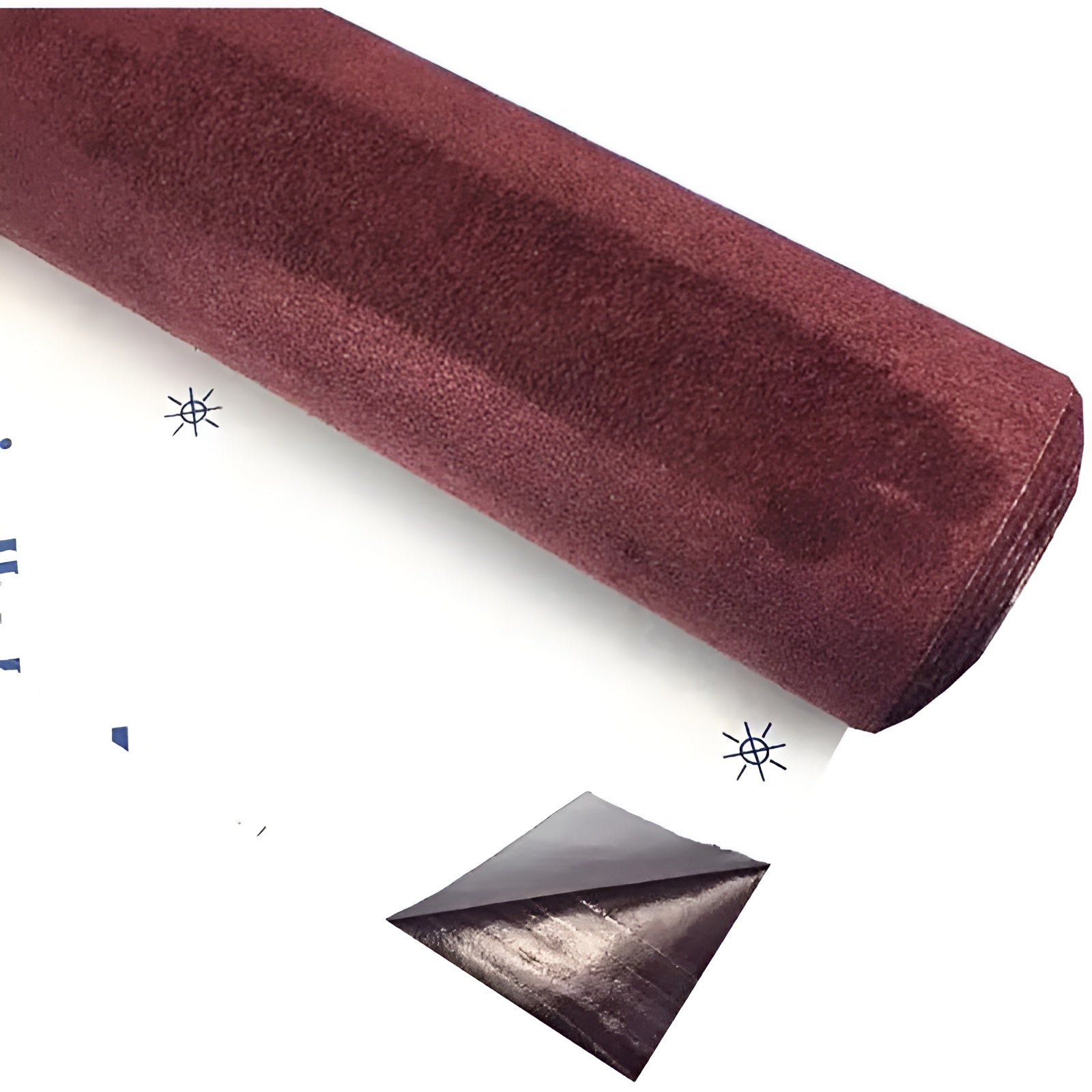 Selbstklebender Auto-Veloursstoff – Weich und Hochwertig | Ideal für Innenraum Verkleidung und Reparaturen - 20cm x