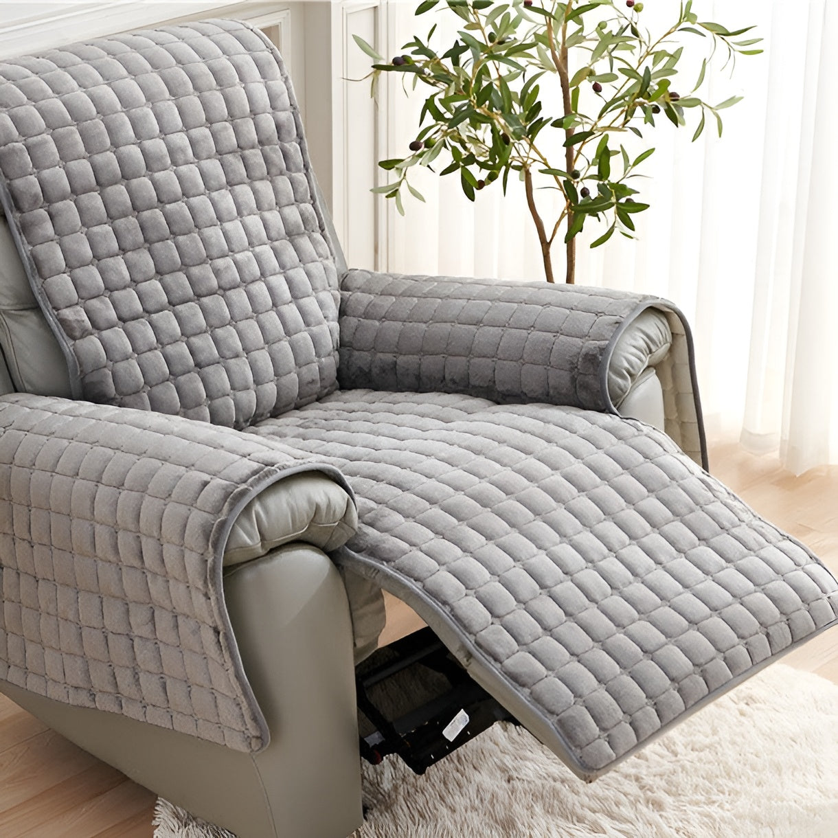 Sesselbezug – Ultraweich und Schützend | Perfekt für Relaxsessel 55x190cm - Sesselbezug