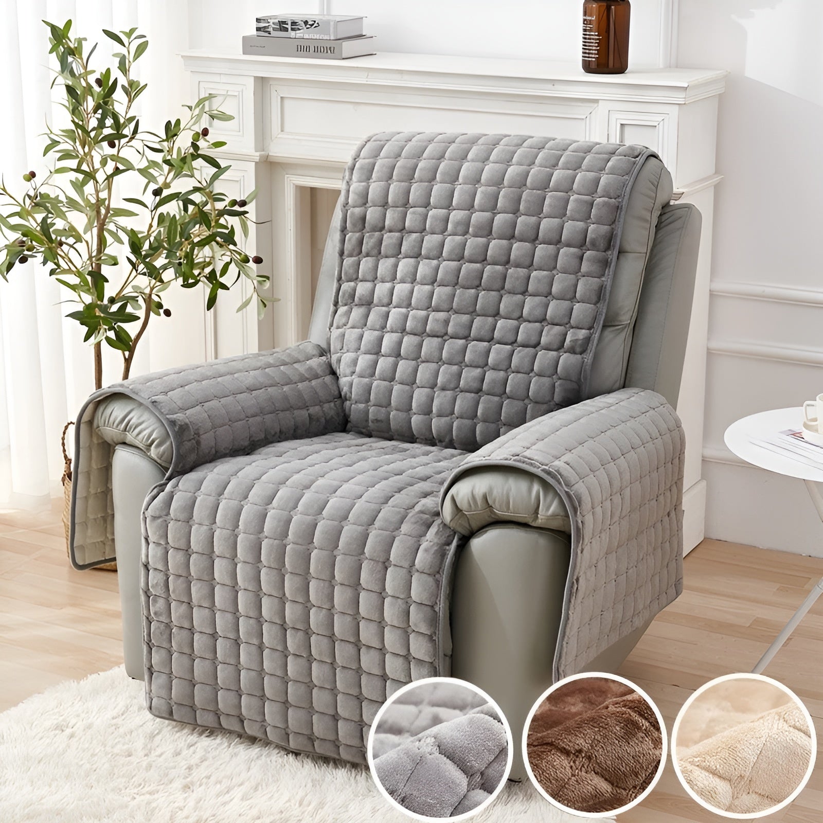 Sesselbezug – Ultraweich und Schützend | Perfekt für Relaxsessel 55x190cm - Sesselbezug