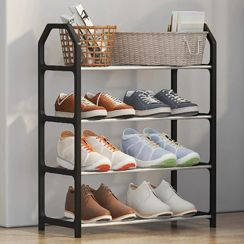 ShoeHaven Rack – Multifunktionaler 4-stufiger Schuh-Organizer - Wohnzubehör