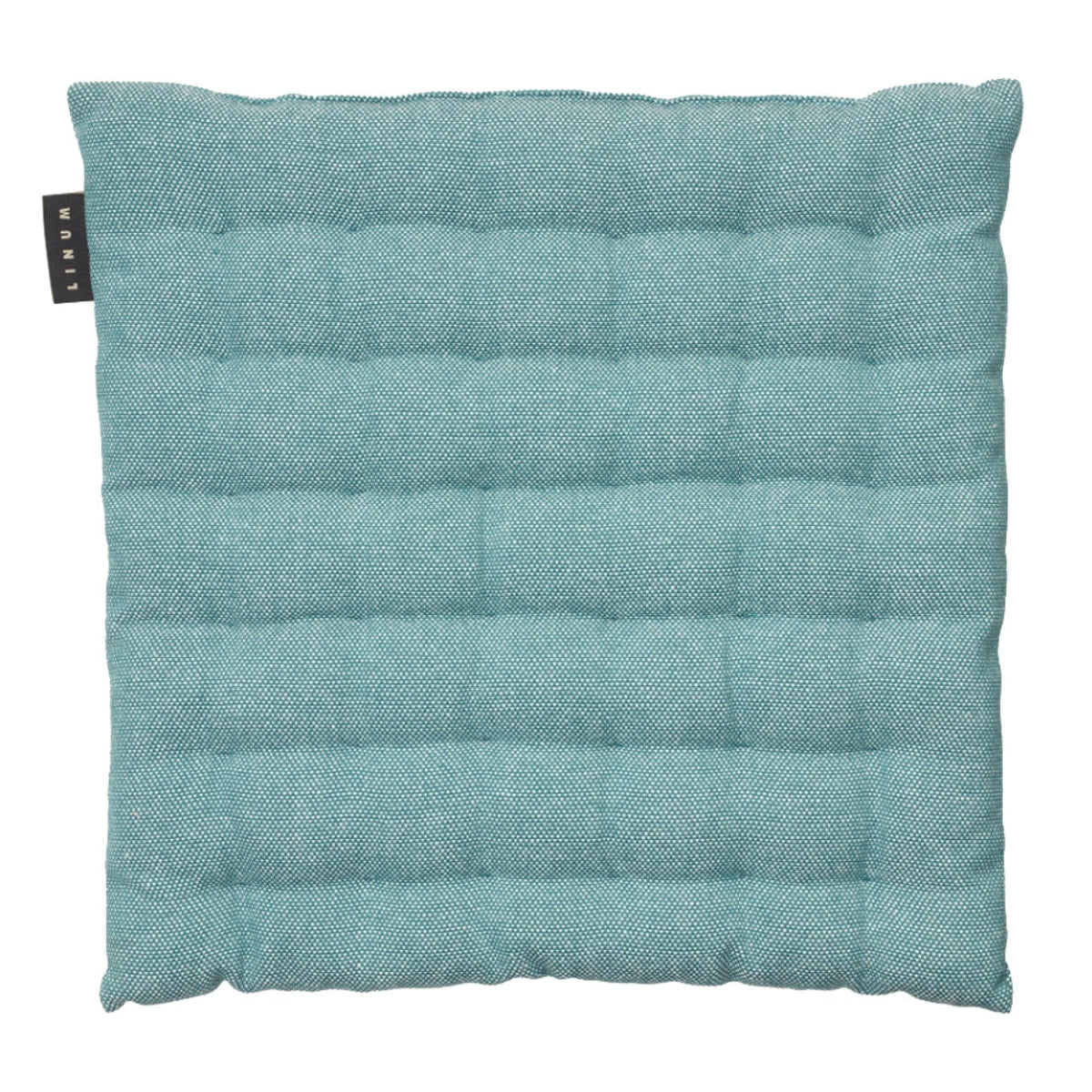 Sitzkissen aus Baumwolle gesteppt – 40x40 cm - Blasstürkis / 40x40 cm - Sitzkissen