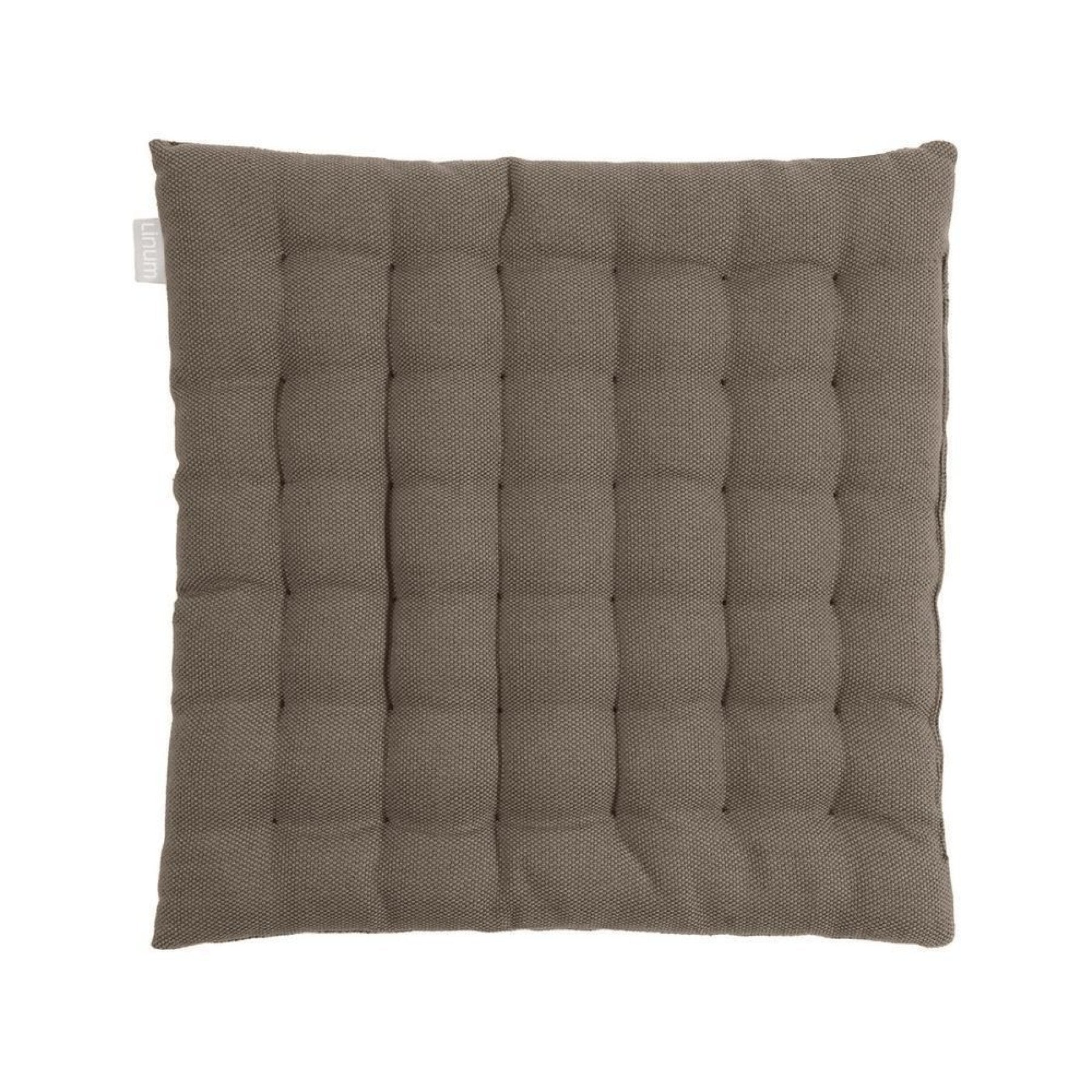 Sitzkissen aus Baumwolle gesteppt – 40x40 cm - Braun / 40x40 cm - Sitzkissen