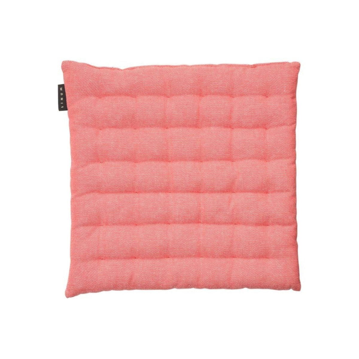 Sitzkissen aus Baumwolle gesteppt – 40x40 cm - Koralle / 40x40 cm - Sitzkissen