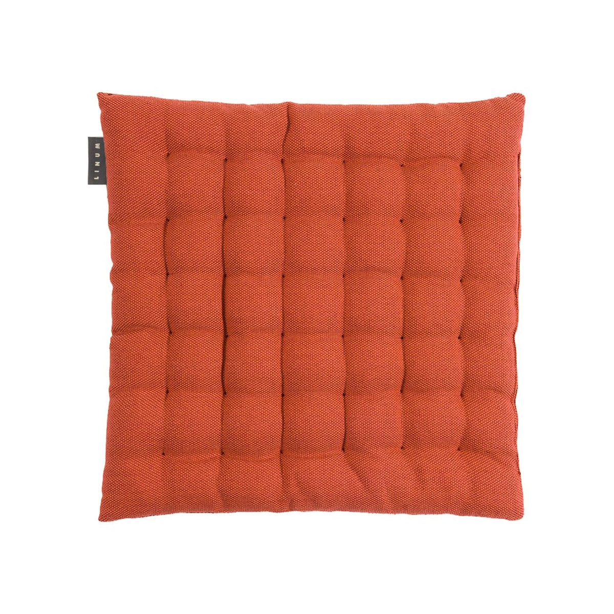 Sitzkissen aus Baumwolle gesteppt – 40x40 cm - Orange / 40x40 cm - Sitzkissen