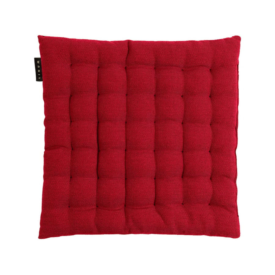 Sitzkissen aus Baumwolle gesteppt – 40x40 cm - Rot / 40x40 cm - Sitzkissen
