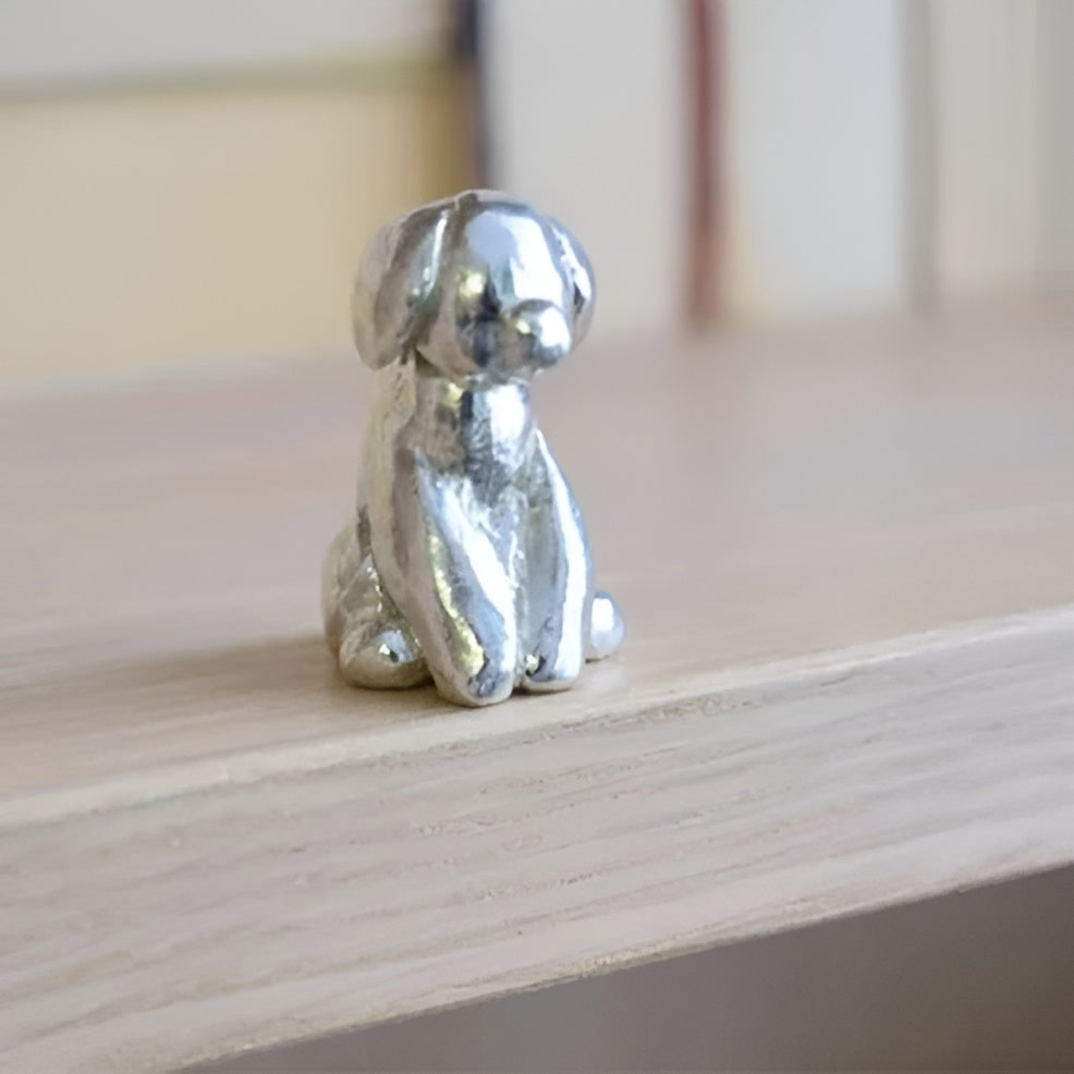 Skulptur Ewige Familienbande – Deko-Figur für Innen & Außen - Zusätzlicher Hund - Familienbande