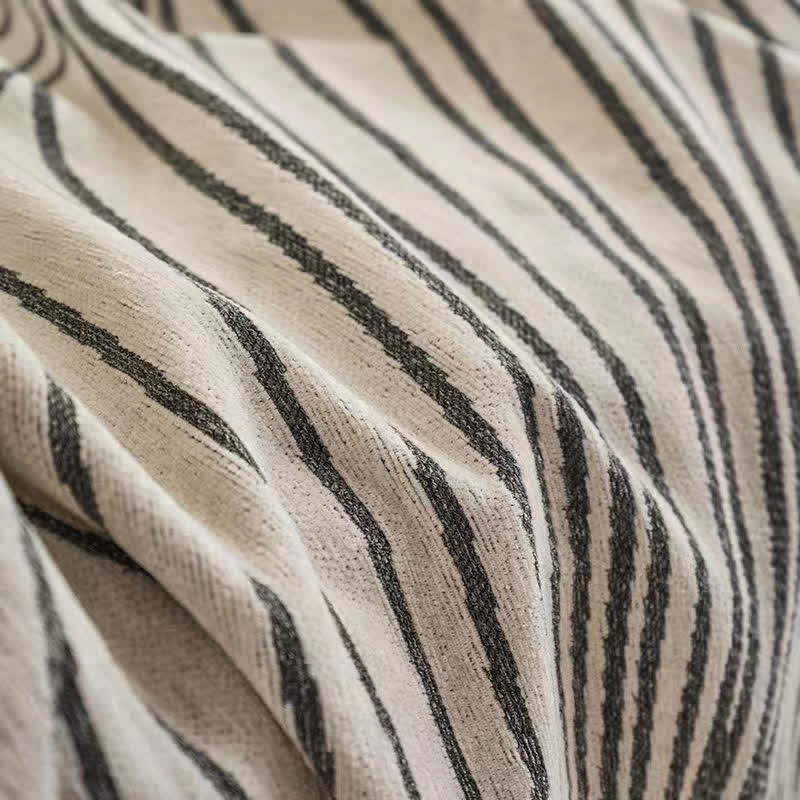 Sofabezug aus Chenille mit abstraktem Streifenmuster - Sofabezug
