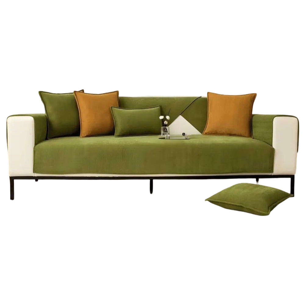 Sofaschoner für L-Form –Rutschfeste Weicher Couchschutz für Gemütlichkeit und Stil - Sofabezug