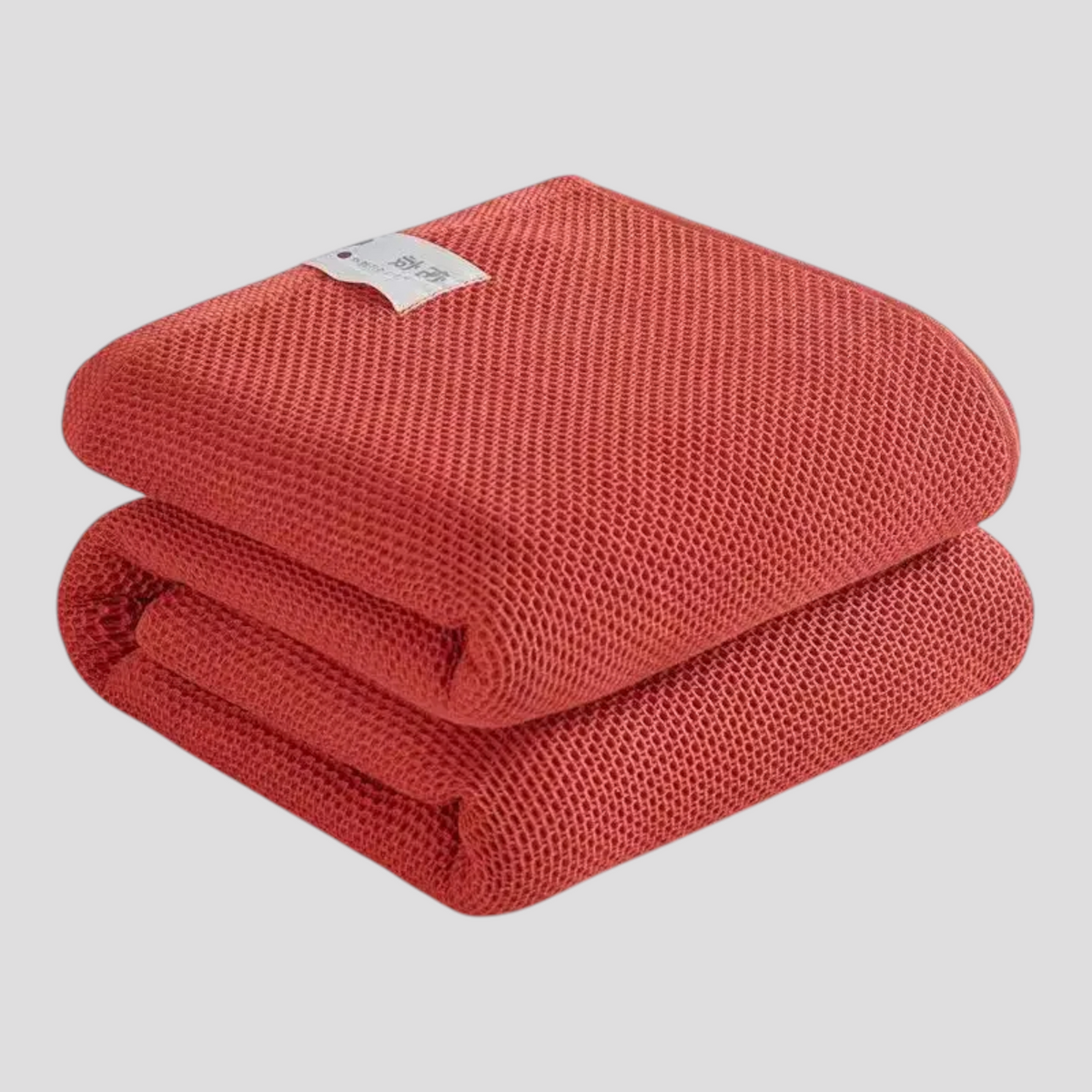 Sommerbettdecke aus weicher Baumwolle – leicht und atmungsaktiv - Rot / 100x150cm - Bettdecken
