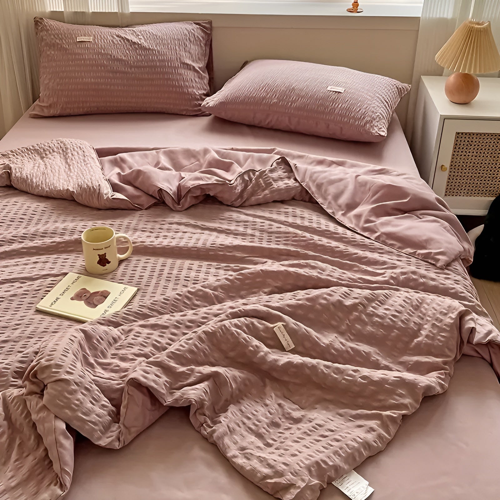 Sommerdecke aus Mesh – Leicht und Atmungsaktiv | Weich & Ideal fürs Schlafzimmer - Sommerdecke