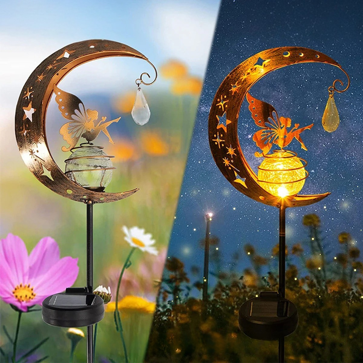 StellaGuardian Light - Wasserdichtes Mond-Feen-Solarlicht - Gartenleuchte