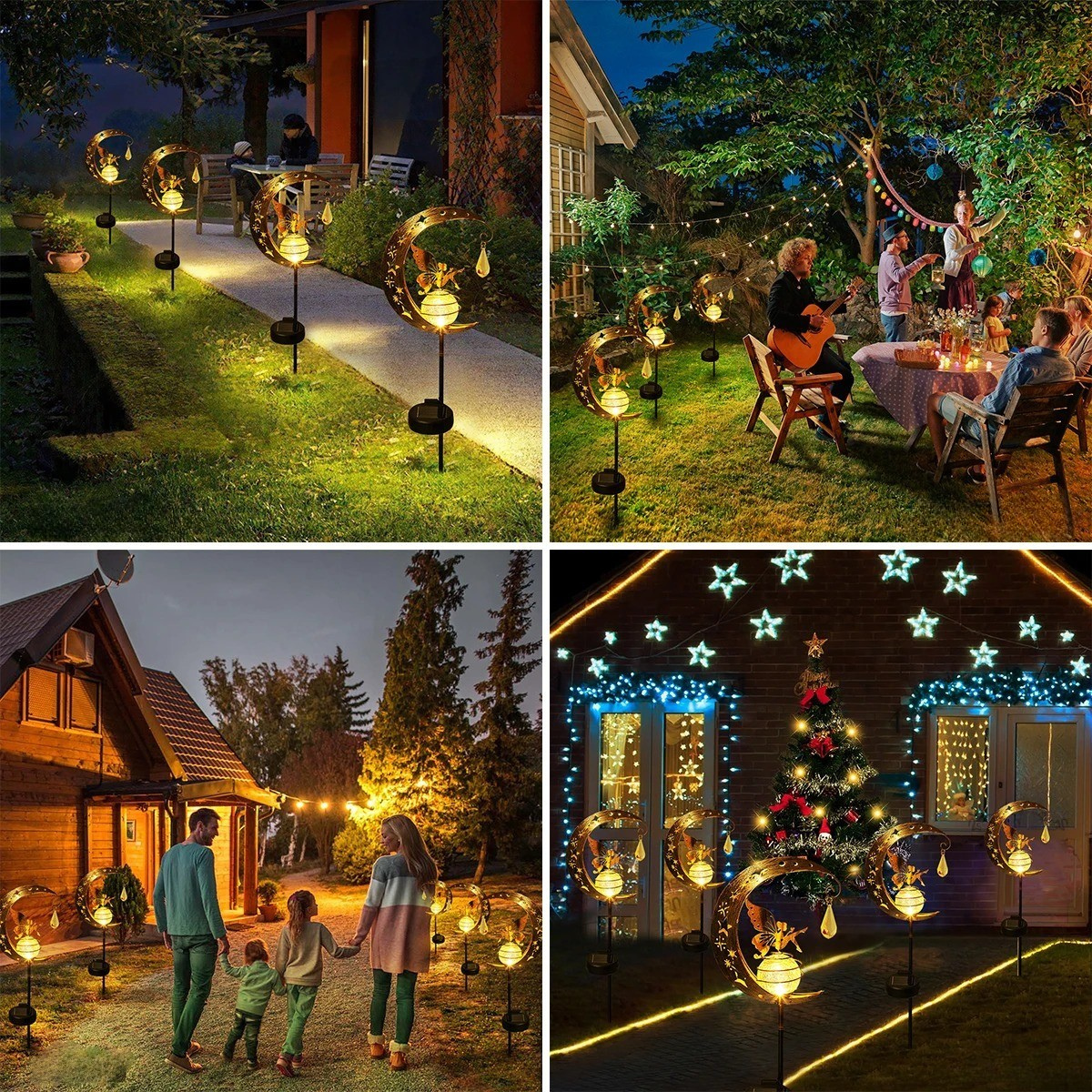 StellaGuardian Light - Wasserdichtes Mond-Feen-Solarlicht - Gartenleuchte