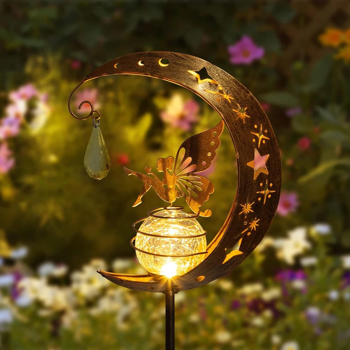 StellaGuardian Light - Wasserdichtes Mond-Feen-Solarlicht - Gartenleuchte