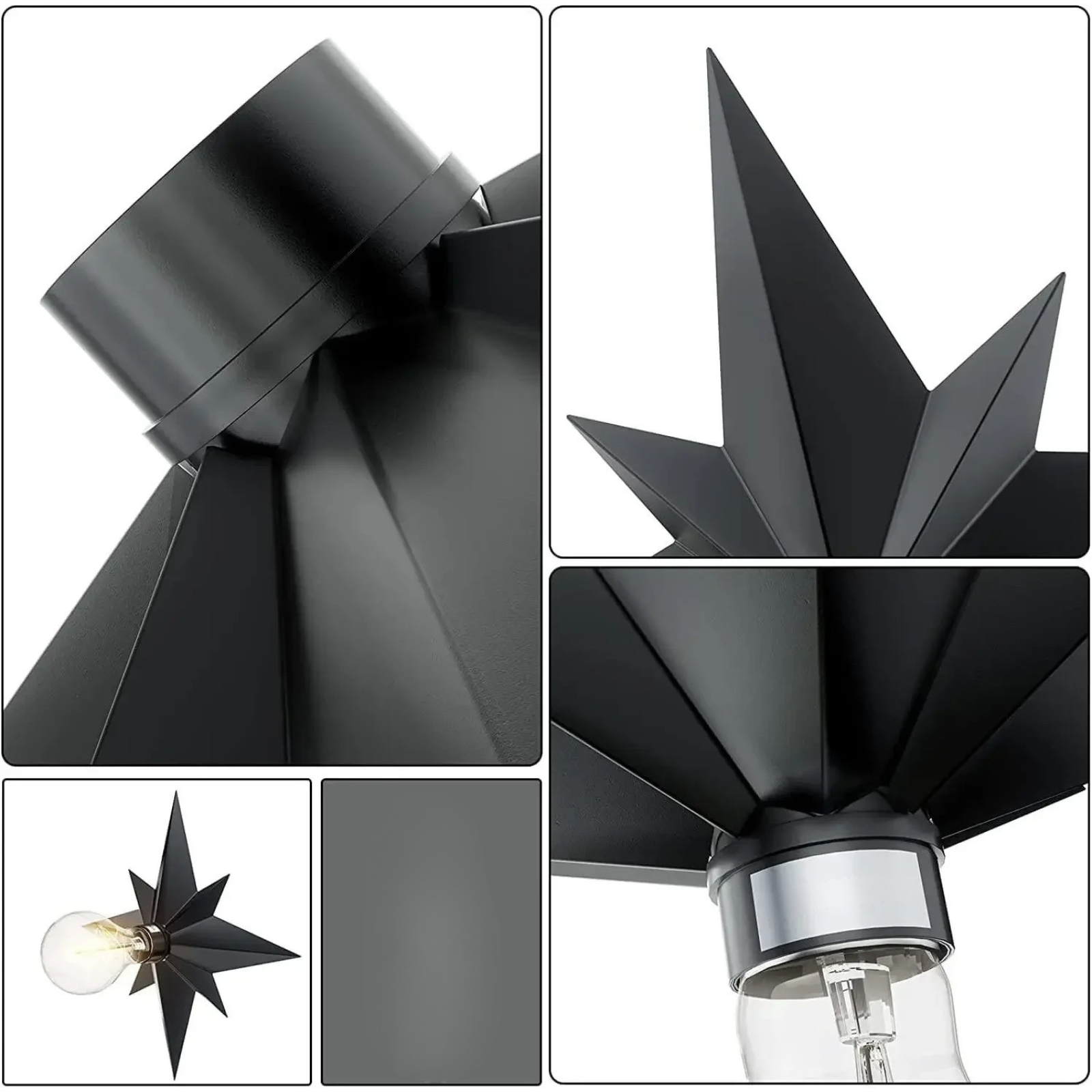 Sternförmige LED Wandleuchte – Modern & Dekorativ | Stimmungslicht für Zuhause - Wandlampe