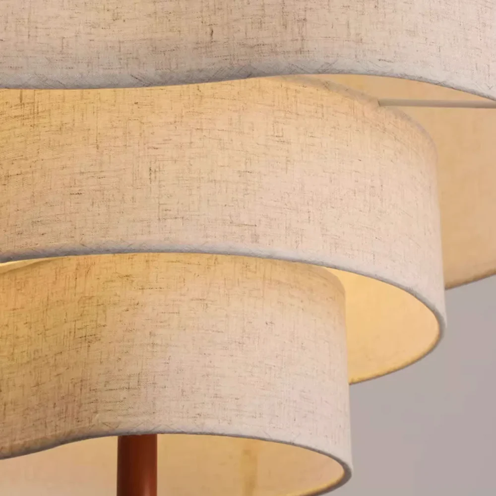Stoff-Pendelleuchte im Japandi-Stil – Wohnzimmer & Esstisch - Pendelleuchten & Designerlampen