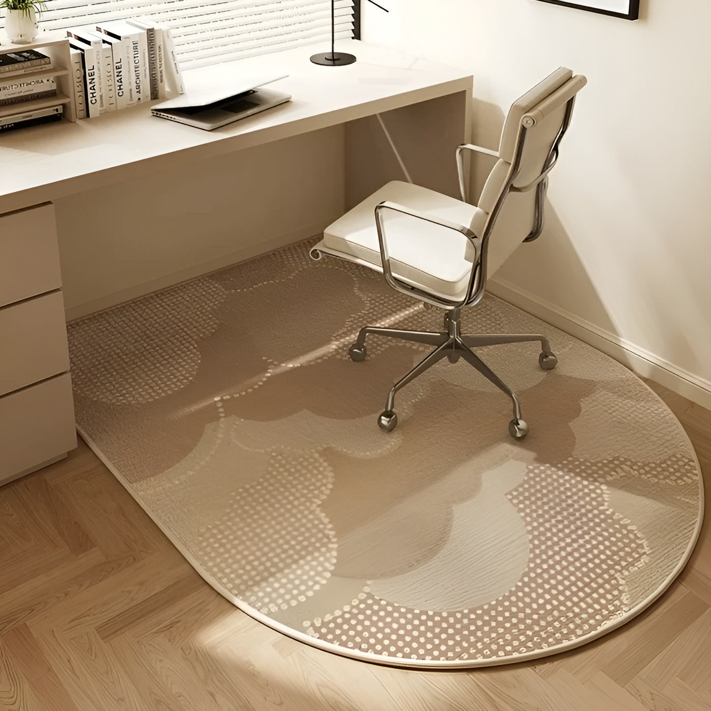 Stuhlunterlage mit rutschfester Unterseite - Bodenschutz für Hartböden & Laminat - 80x160cm / E