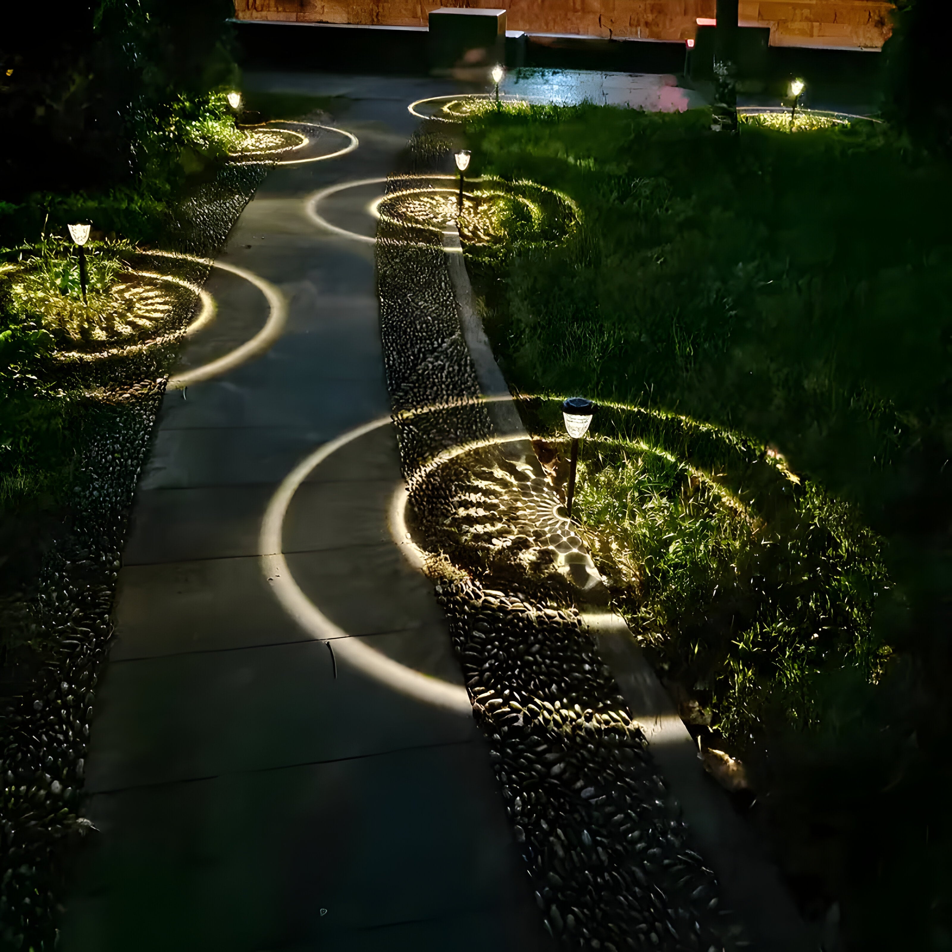 SunSphere Light - Hochwertige 4er Solar-Gartenlichter - Gartenleuchte