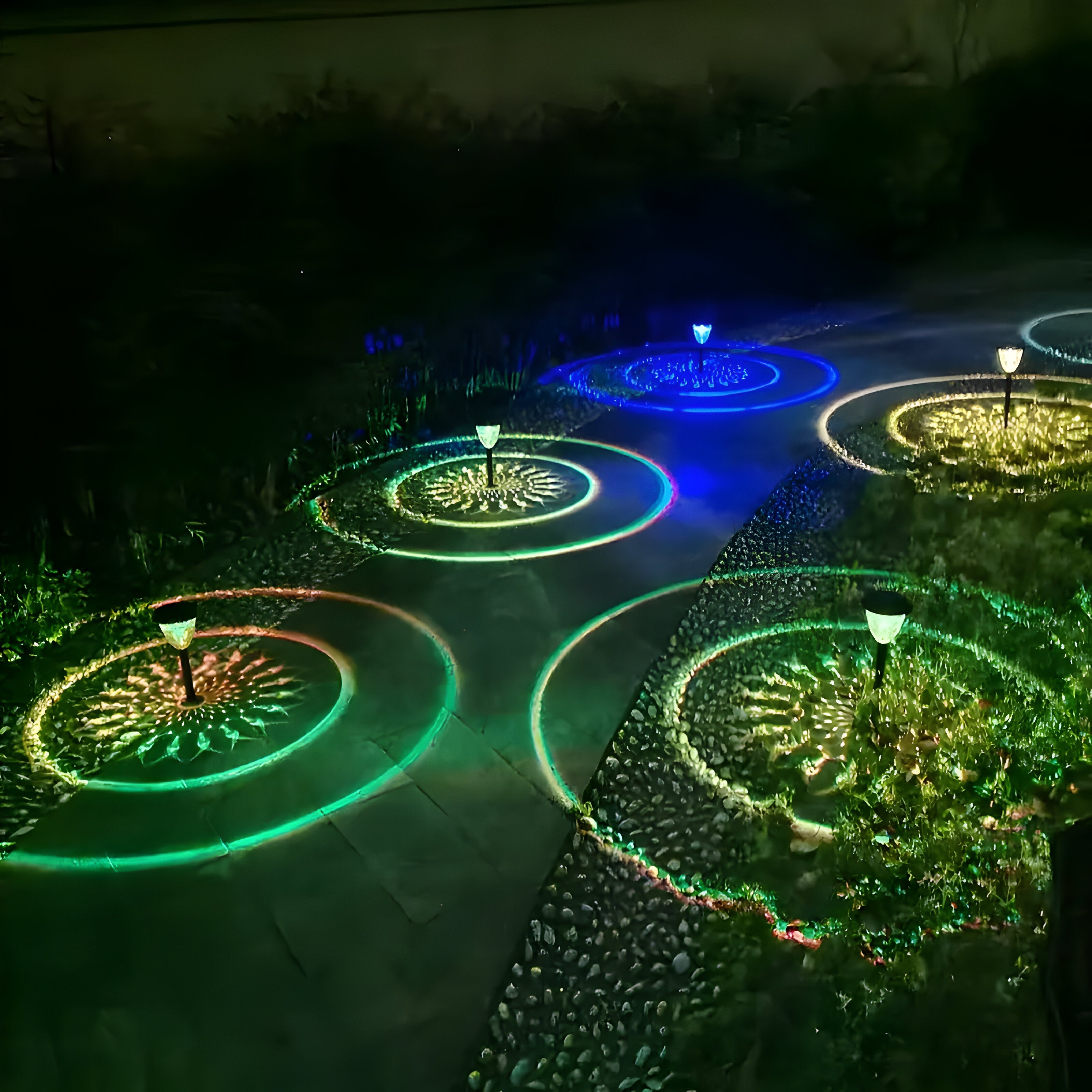 SunSphere Light - Hochwertige 4er Solar-Gartenlichter - Gartenleuchte