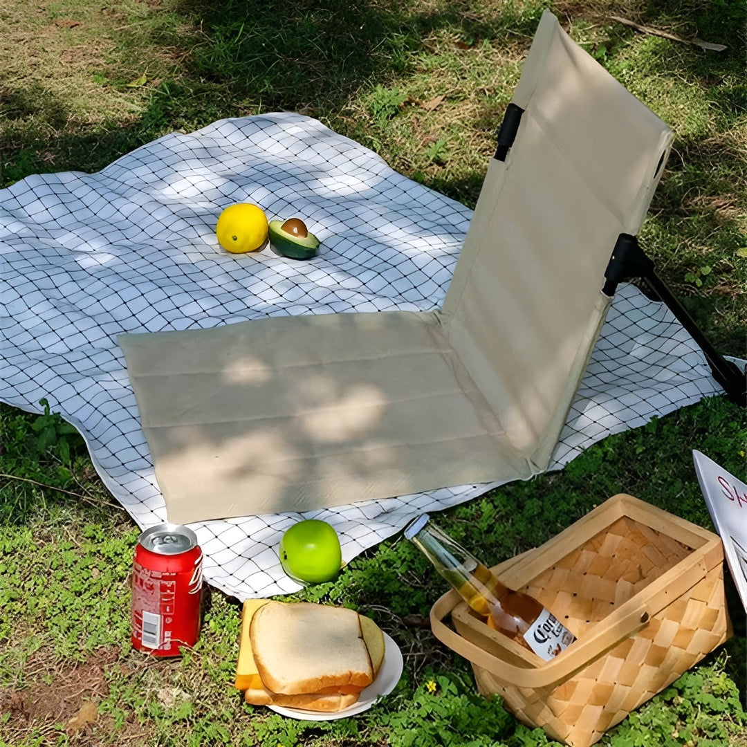T-Rex Ergonomischer Bodenstuhl – Leicht klappbar und ideal für Outdoor-Aktivitäten - Klappstuhl
