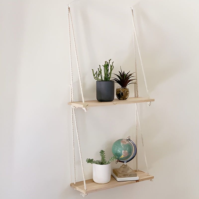 Chic SwingShelf - Minimalistisches Multifunktionales Hängendes Wandregal - Elegare