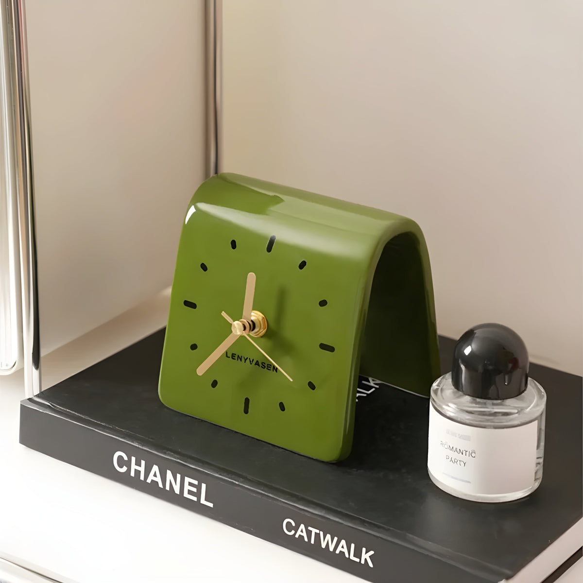 Timepiece Clock - Kreative Keramik-Tischuhr - Wohnzubehör