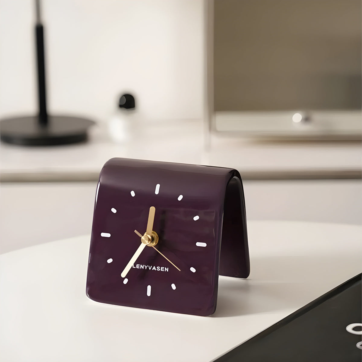 Timepiece Clock - Kreative Keramik-Tischuhr - Wohnzubehör