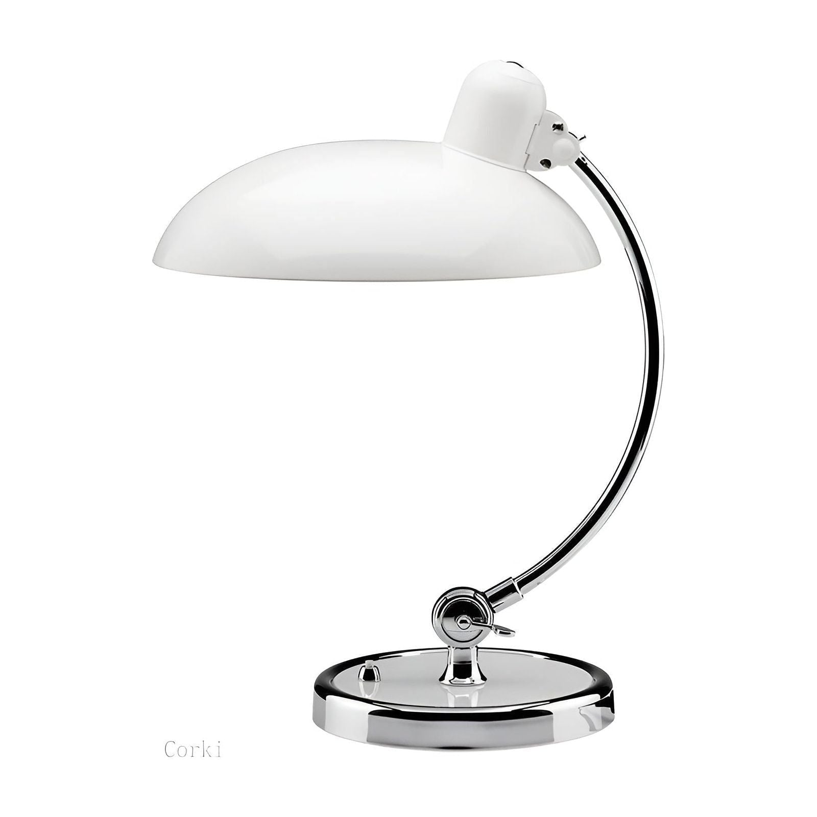 Tischlampe im skandinavischen Stil – Minimalistische und gemütliche Nachttischbeleuchtung - Weiß - Tischlampe