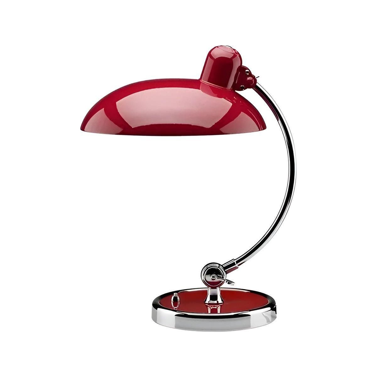 Tischlampe im skandinavischen Stil – Minimalistische und gemütliche Nachttischbeleuchtung - Rot - Tischlampe