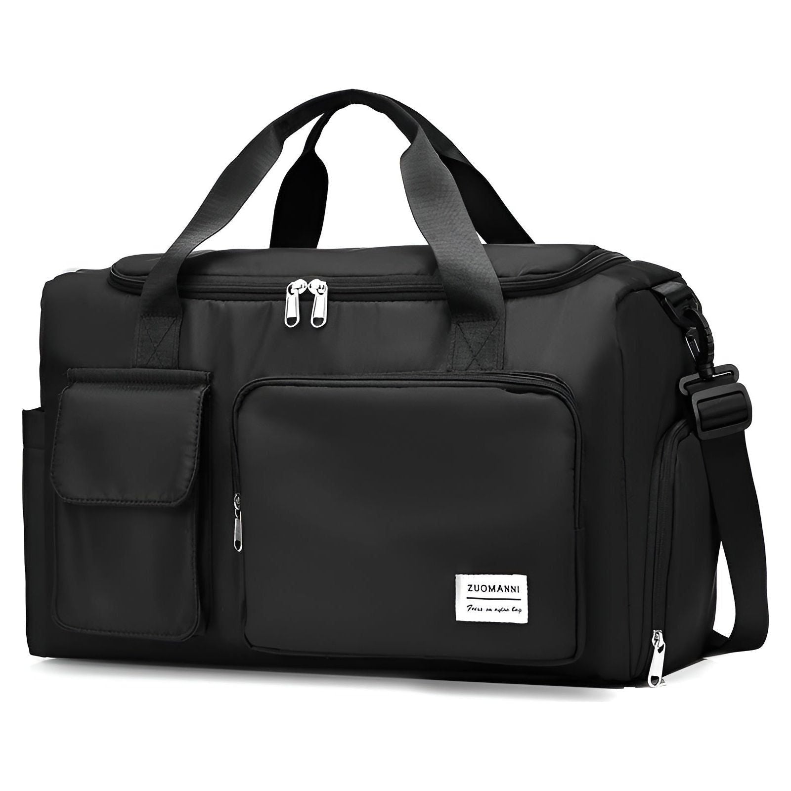 Travel Glam Bag - Großes Fassungsvermögen Wasserdichte Reisetasche für Männer und Frauen - Schwarz - Handtasche
