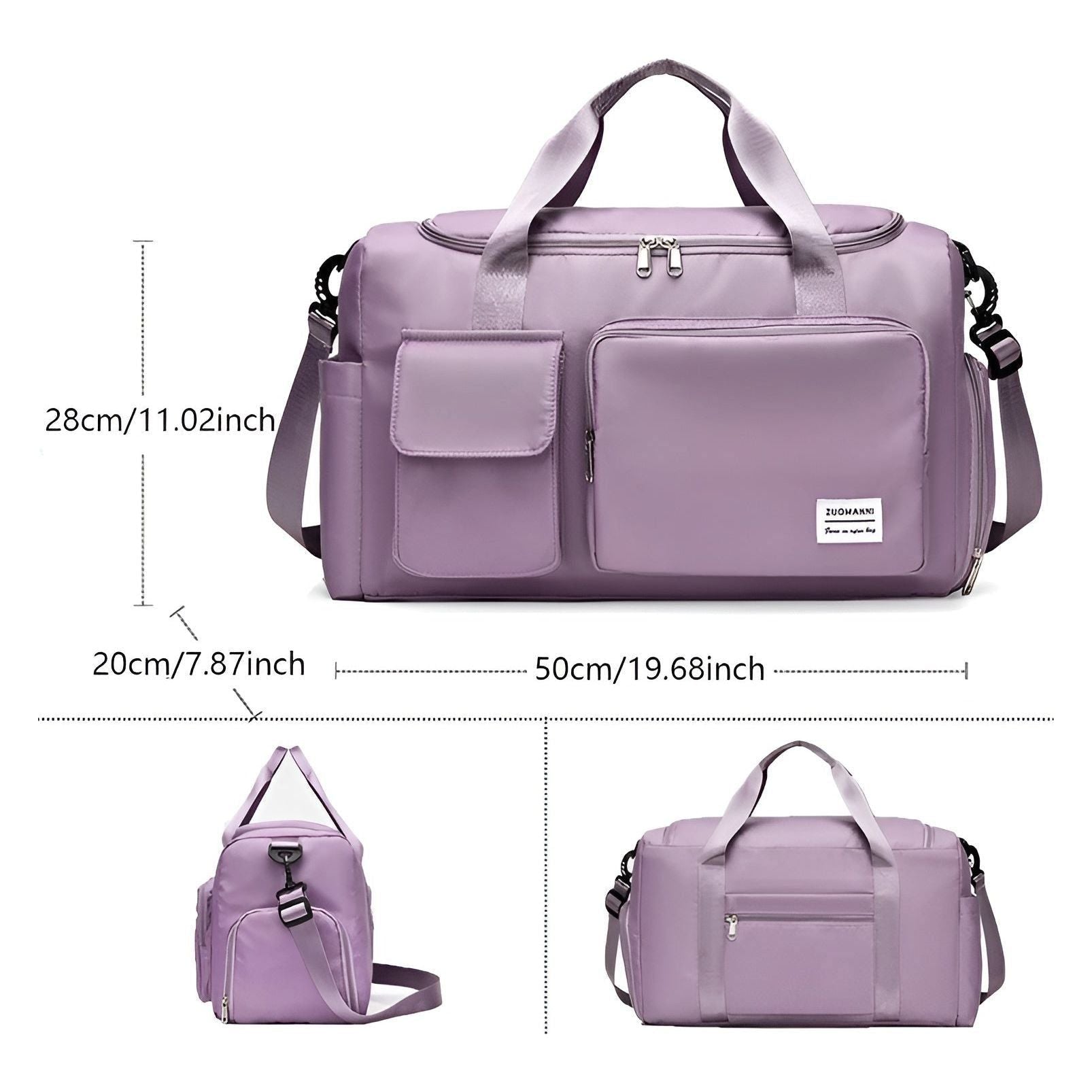 Travel Glam Bag - Großes Fassungsvermögen Wasserdichte Reisetasche für Männer und Frauen - Handtasche